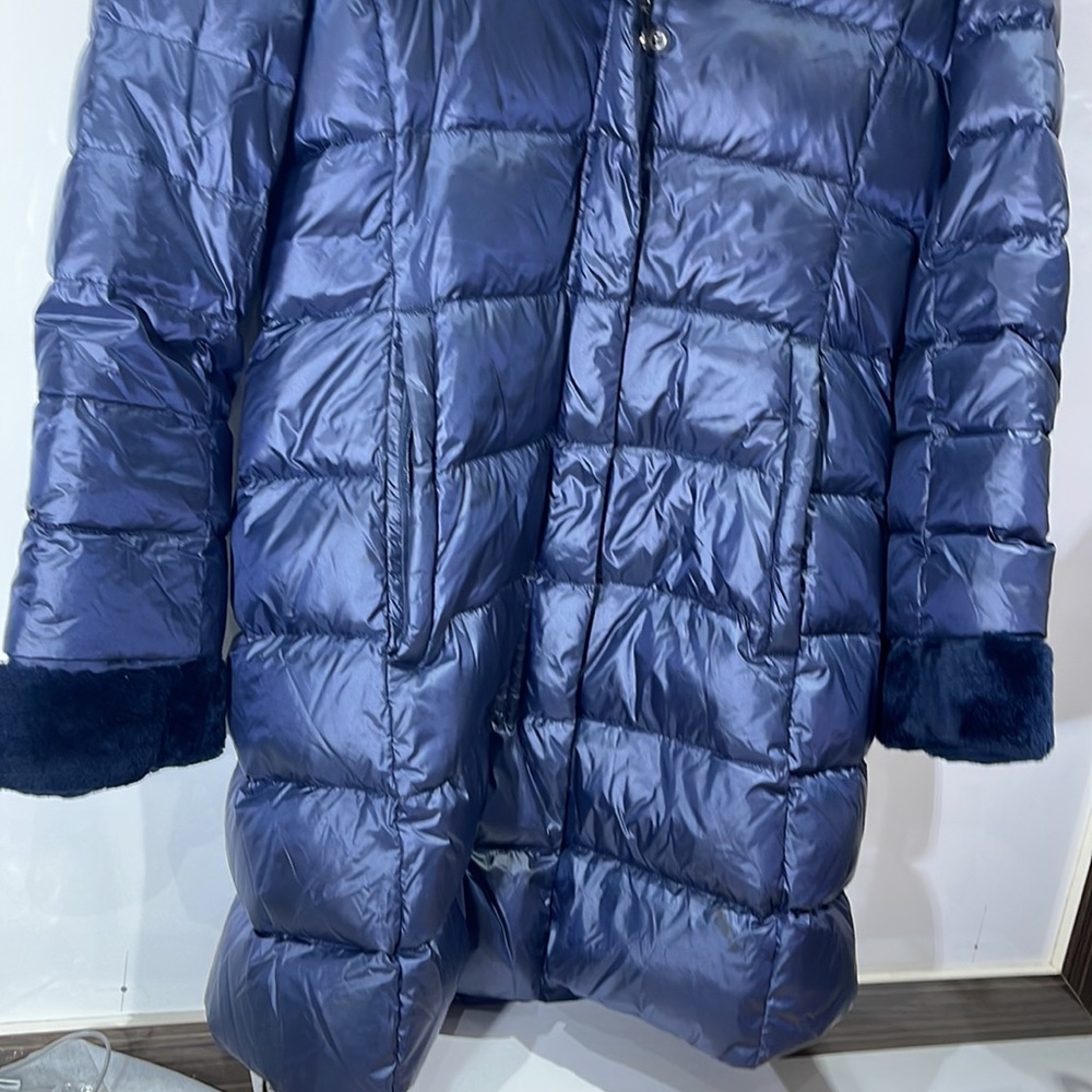 Gently worn Dawn Levy Lexie style with Hoodie Medium Blue - Picture 6 of 15